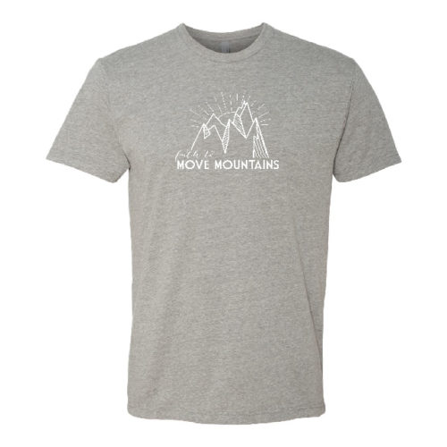 Faith to Move Mountains – Christian Short Sleeve Shirt | The Good News Tee